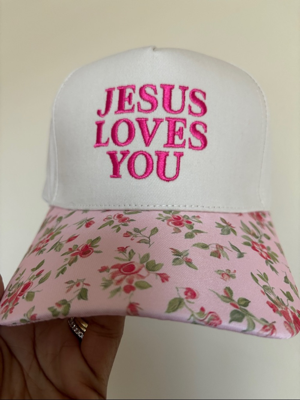 'Jesus Loves You' Baseball Cap
